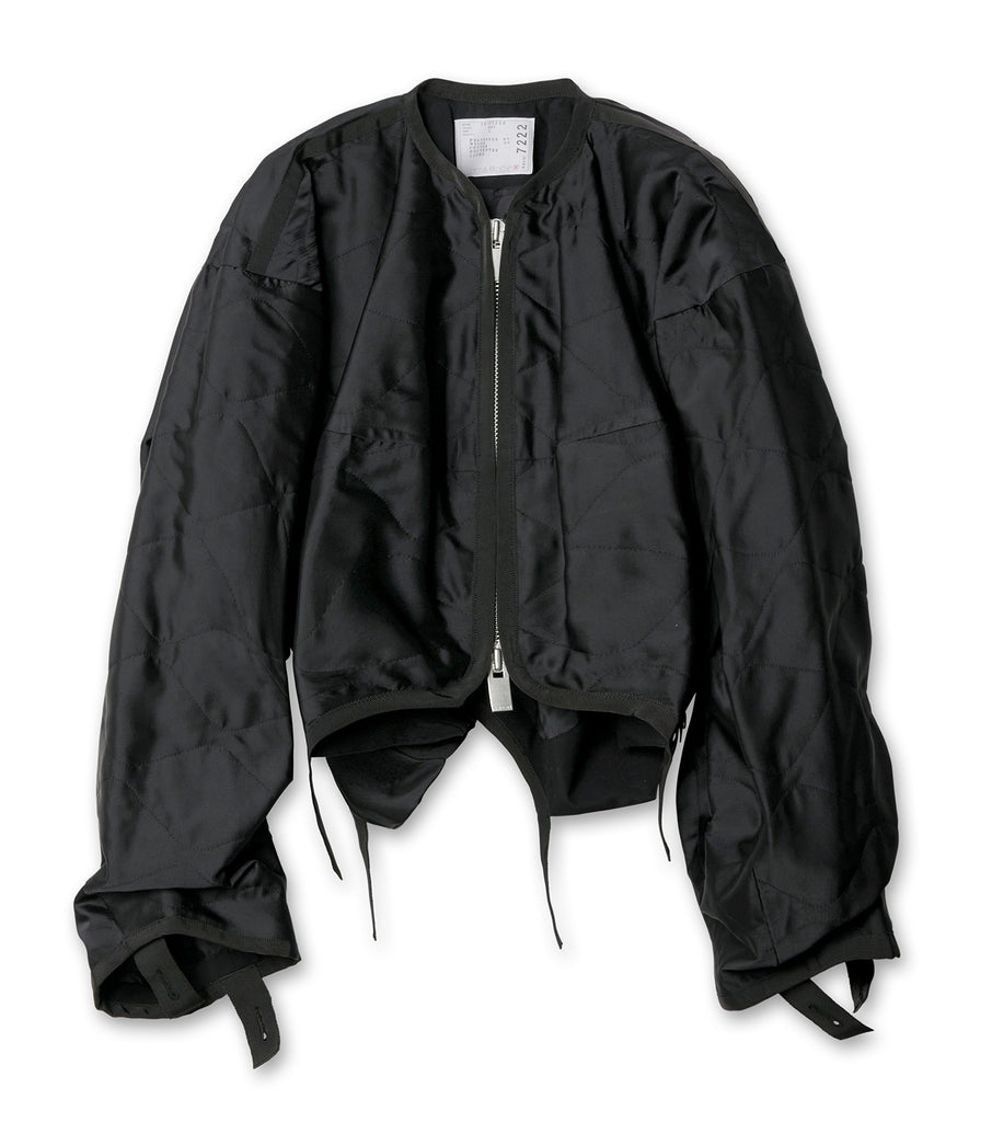 Satin Quilted Blouson