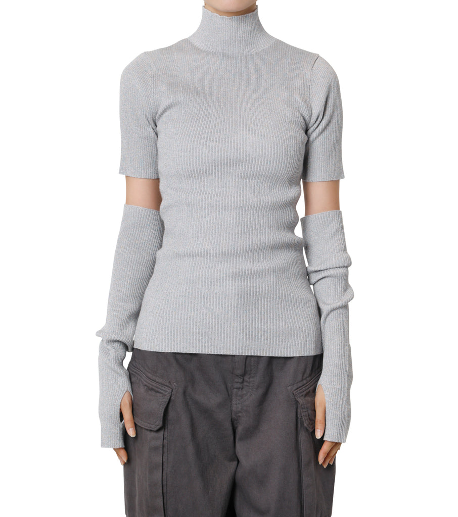 Sparkling Yarn Turtle Knit Top