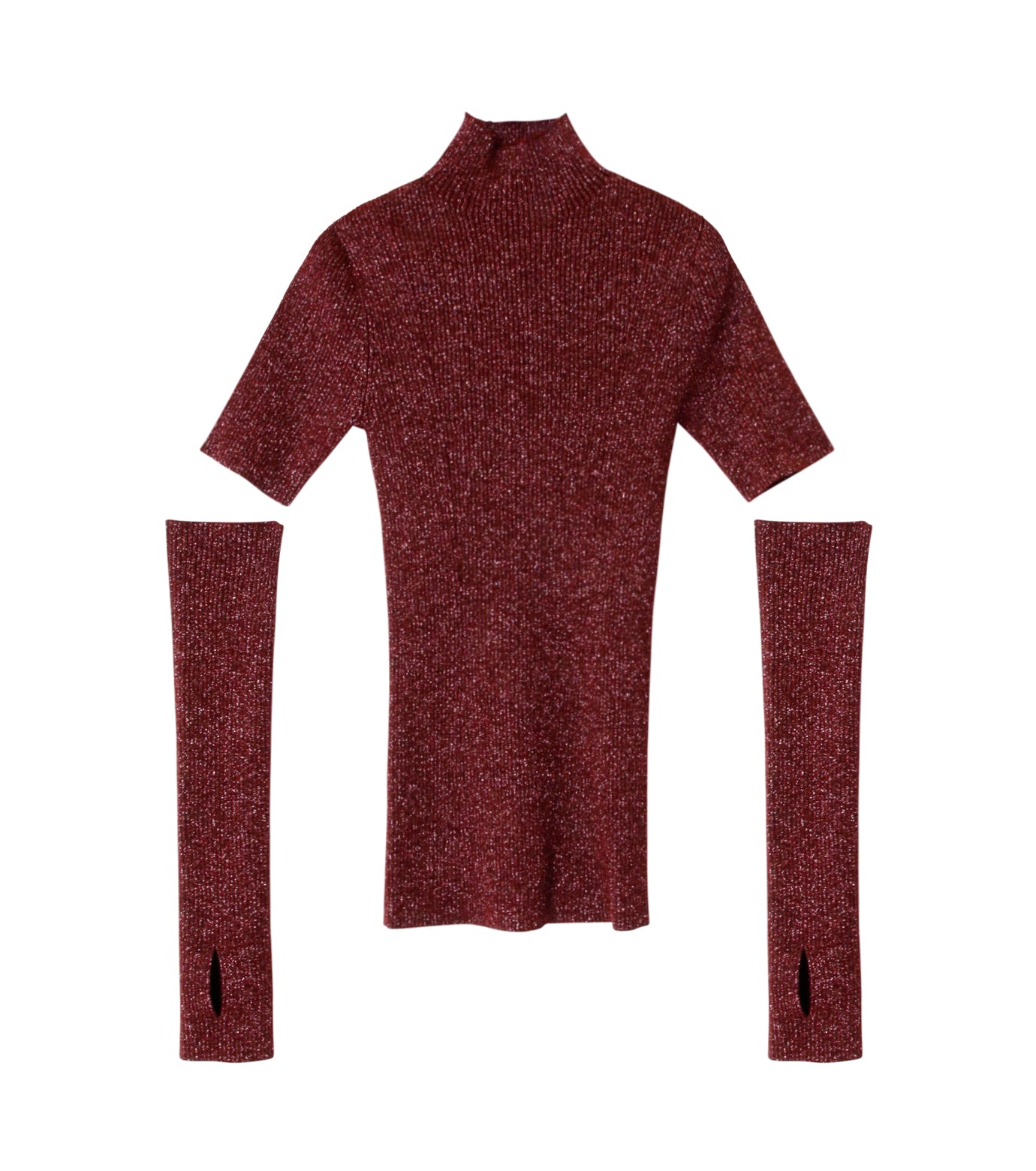 Sparkling Yarn Turtle Knit Top