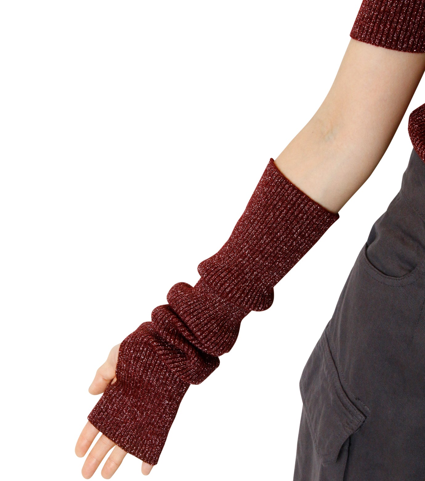 Sparkling Yarn Turtle Knit Top