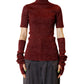 Sparkling Yarn Turtle Knit Top
