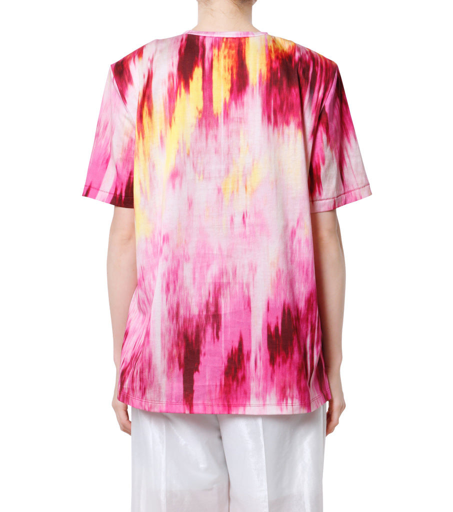 Abstract Print Tailored  Tee