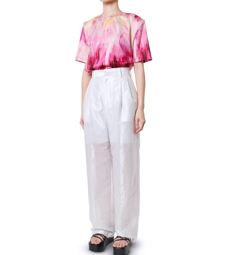 Abstract Print Tailored  Tee