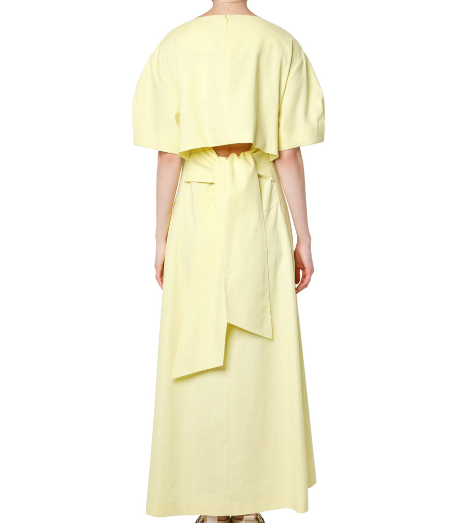 Back Ribbon Maxi Dress