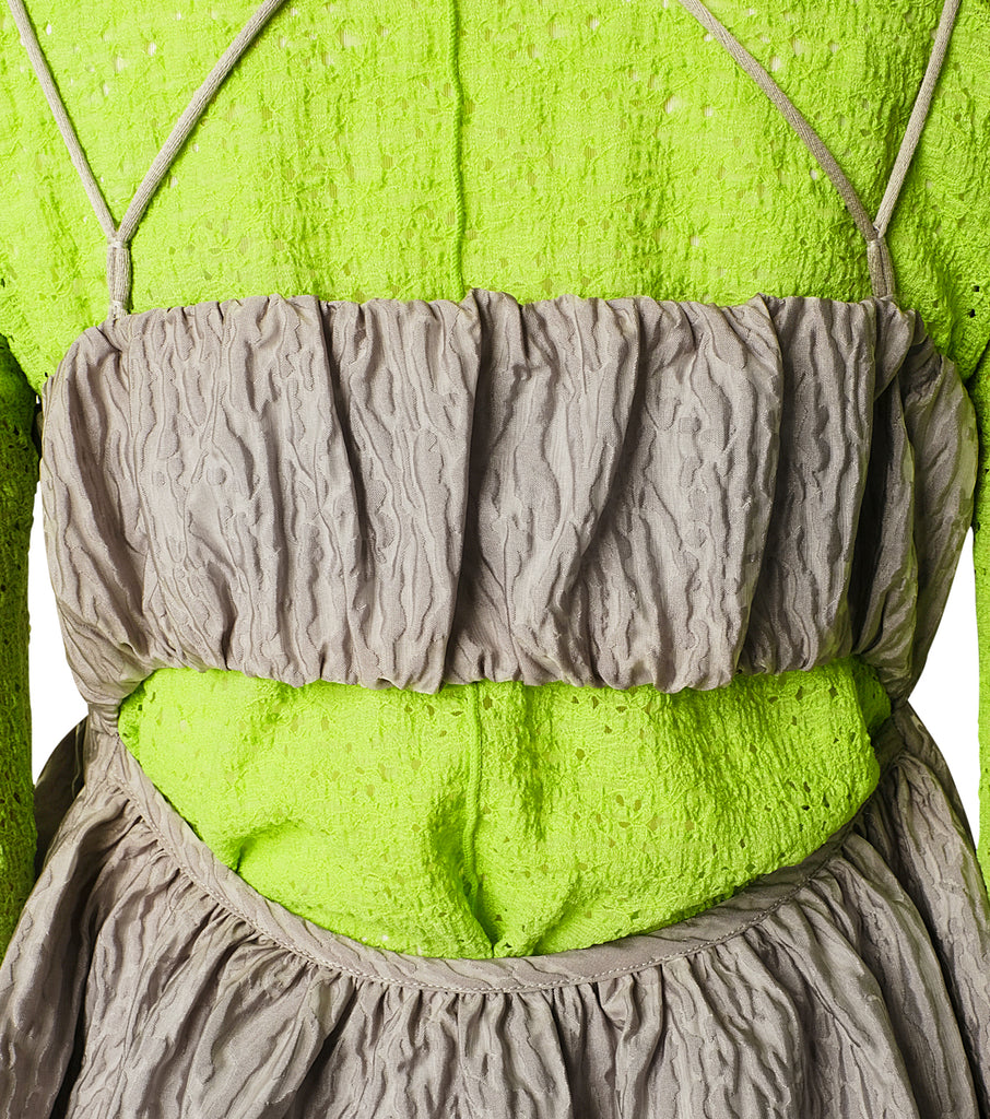 Zebra Jacquard Cami Dress