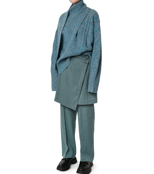 Layered Tailored Pants