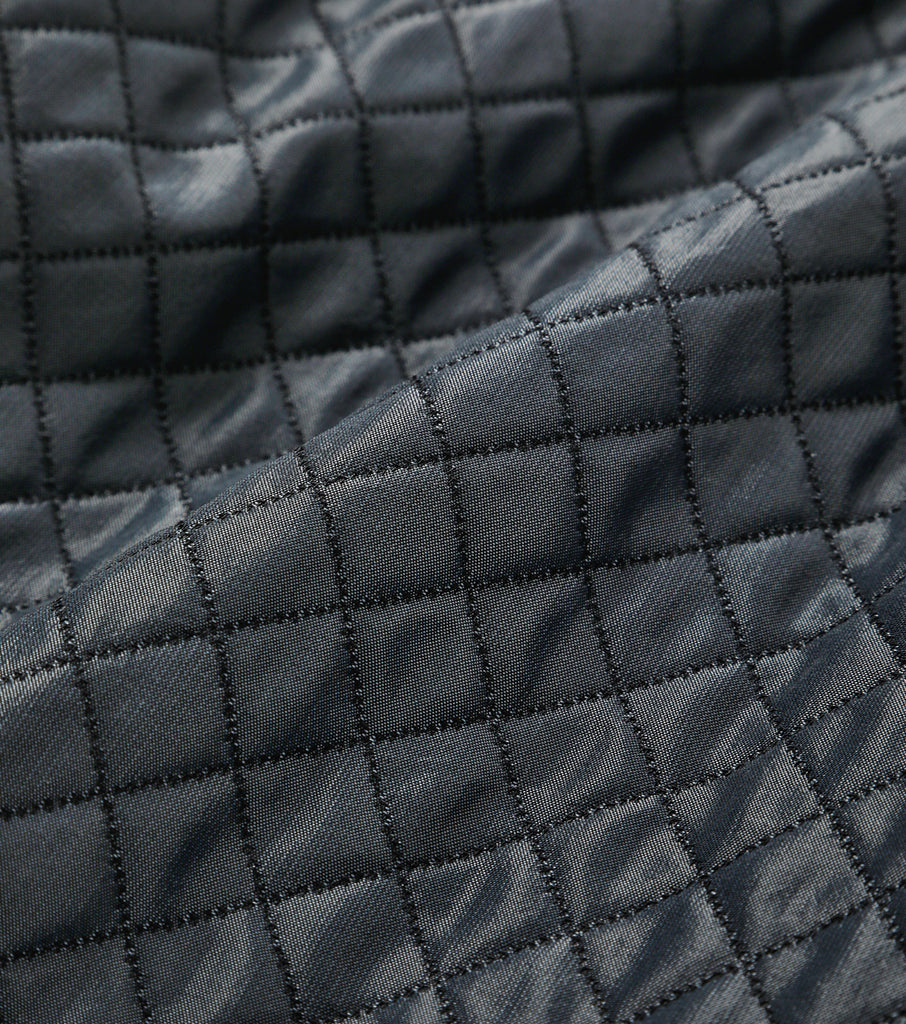Quilted Jacquard Panel Dress