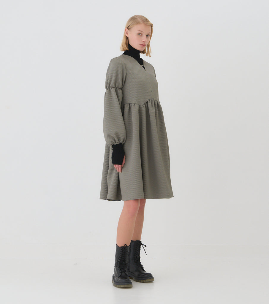 Matelasse Jacquard Dress