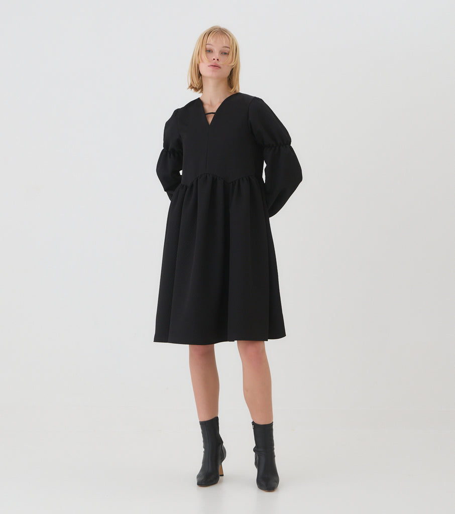 Matelasse Jacquard Dress