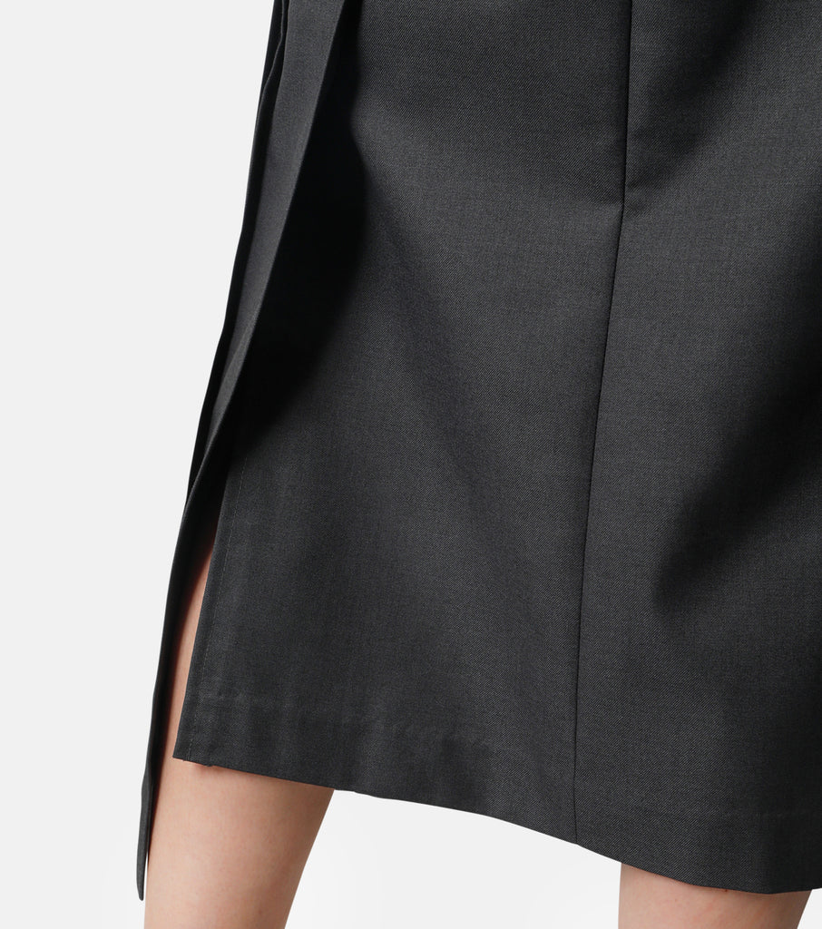 Pintuck Design Skirt