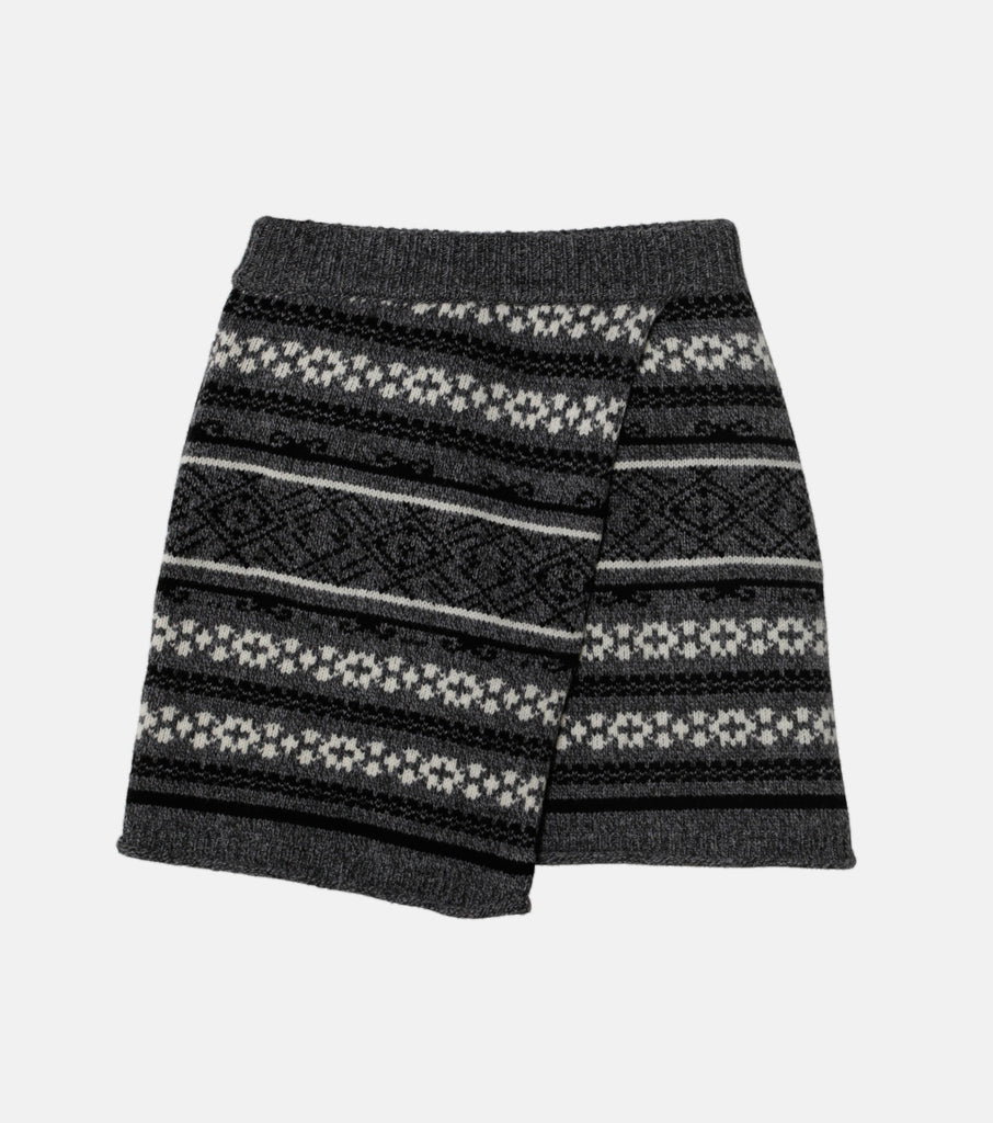 Jacquard Knit Skirt