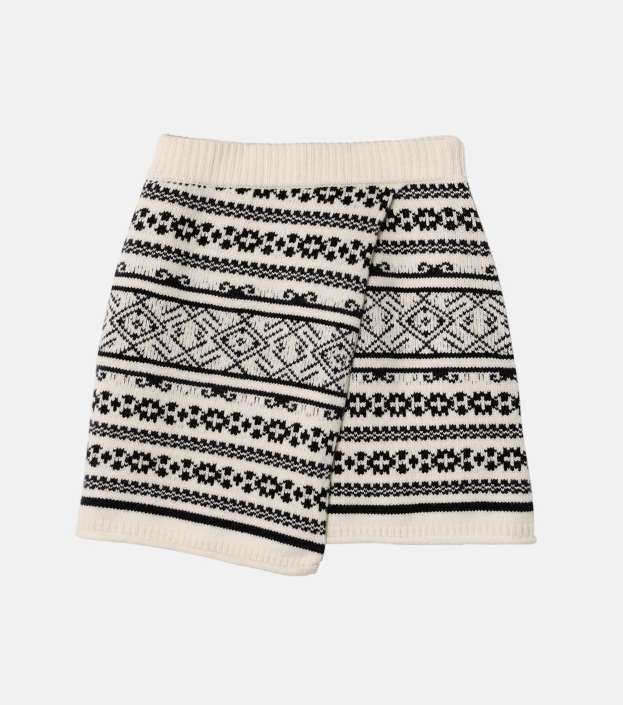 Jacquard Knit Skirt