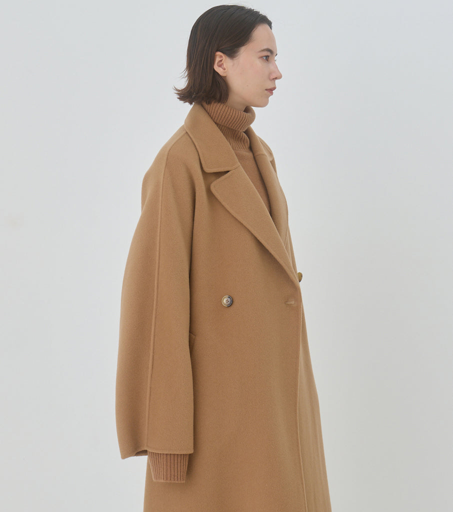 LE CIEL BLEU Double Faced Long Coat >> RESTIR