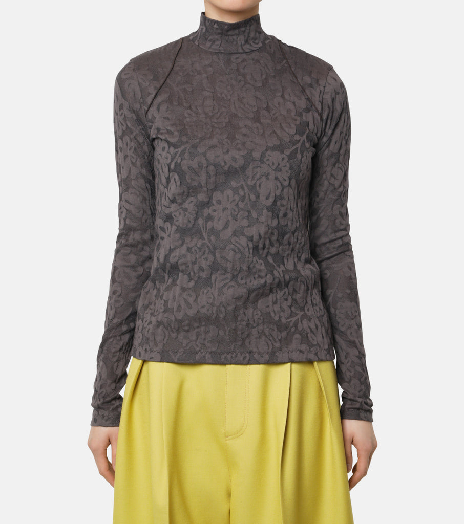 Flower Jacquard Jersey