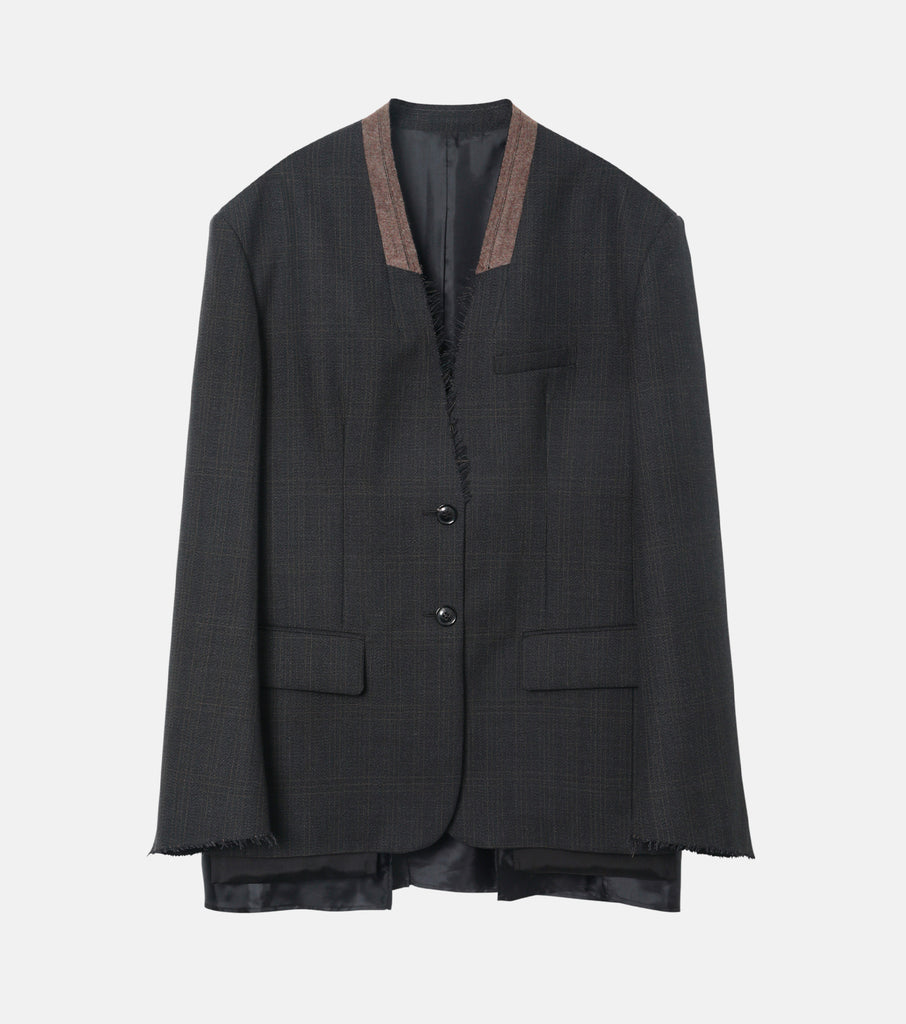 Shadow Plaid Jacket