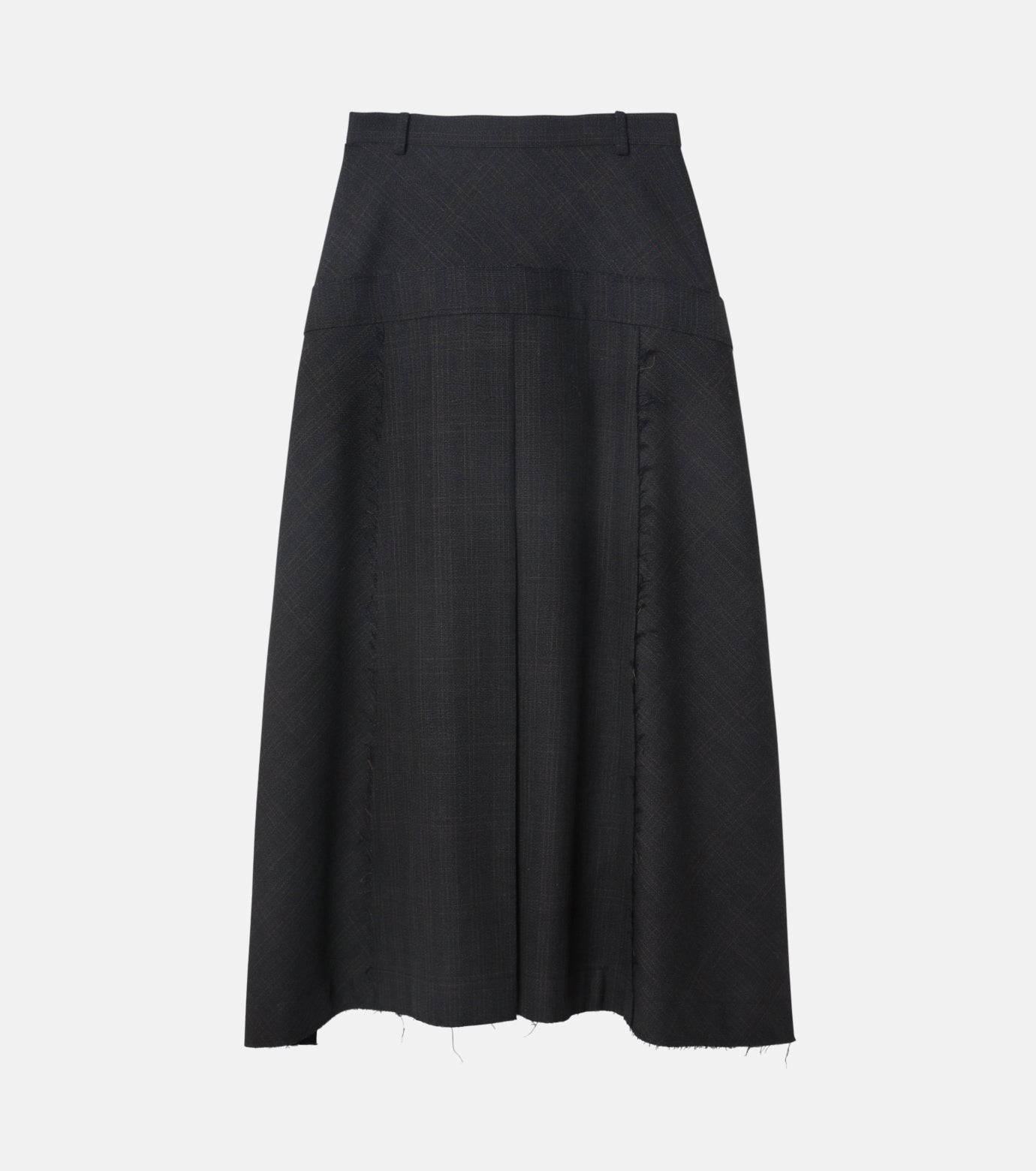 Shadow Plaid Skirt