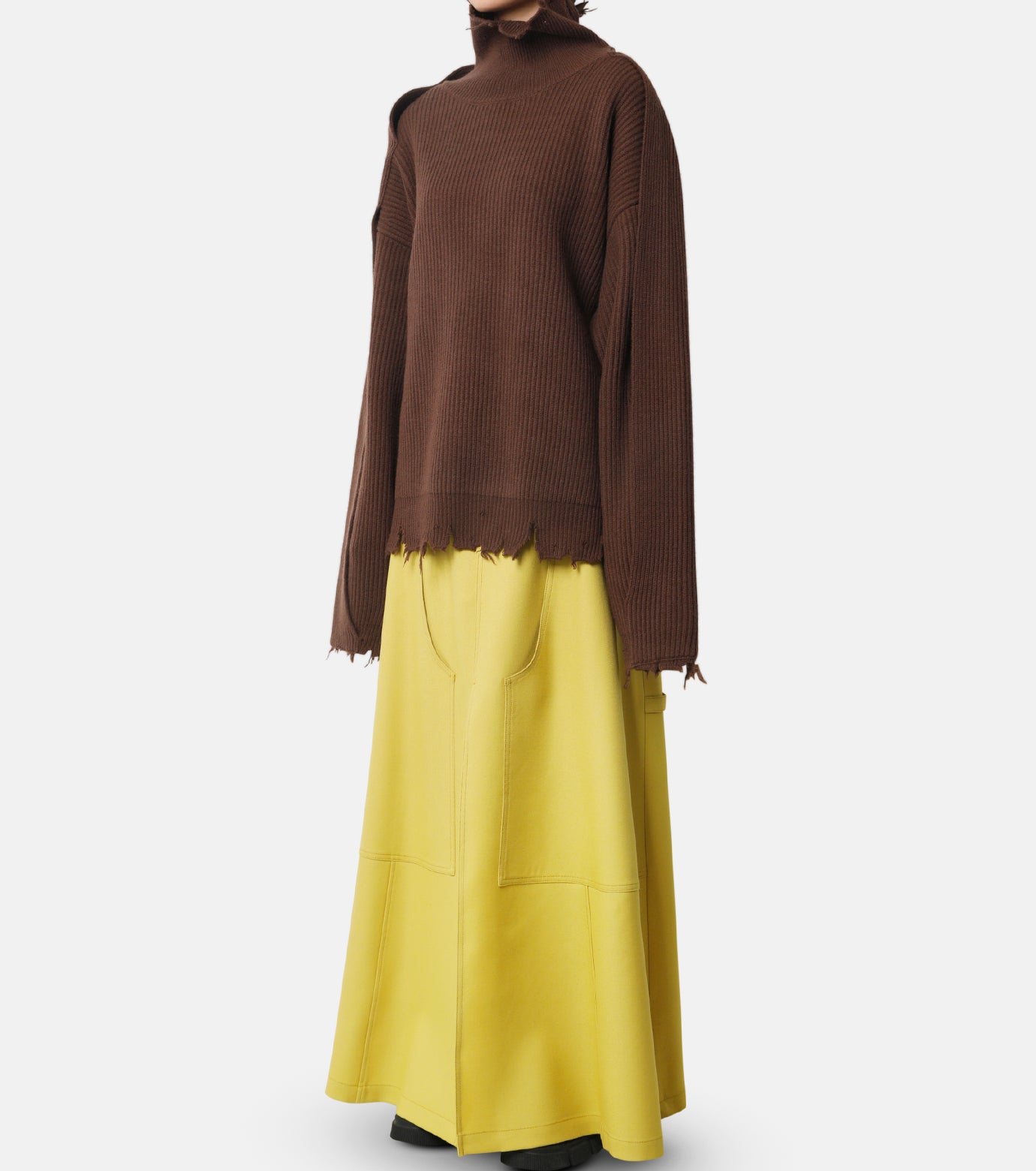 Double Knees Work Skirt