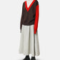 Lamination Flared Skirt