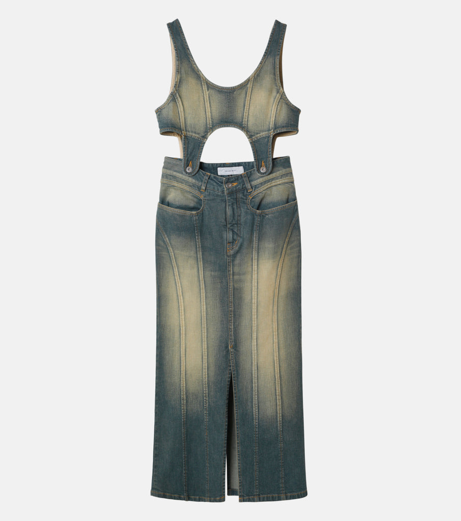 Convertible Denim Dress
