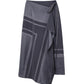 Paneled Wrap Skirt