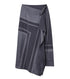 Paneled Wrap Skirt