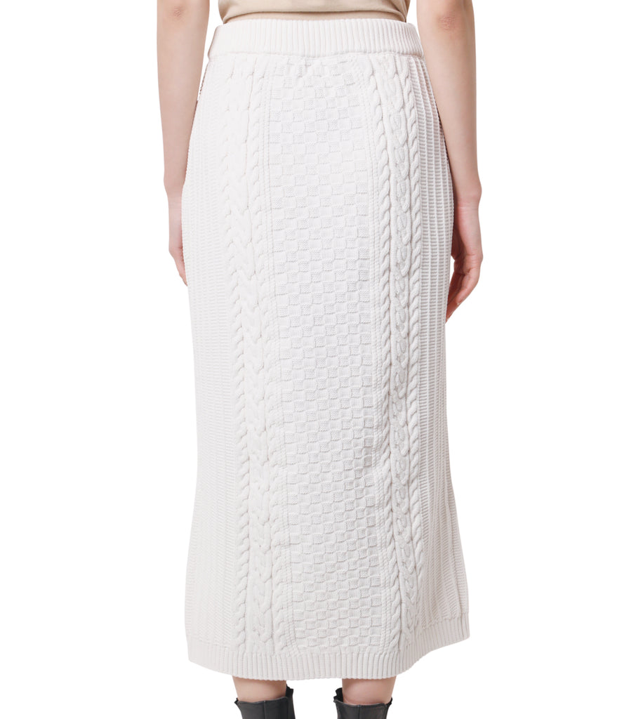 Chanky Cable Knit Skirt