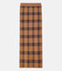 Check Jacquard Knit Skirt
