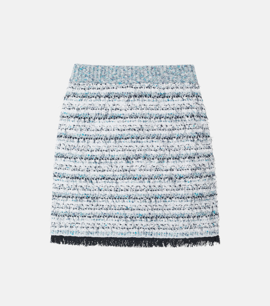 Tweed Knit Mini Skirt