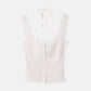 Lace Pattern Knit Vest
