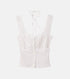 Lace Pattern Knit Vest