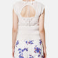 Lace Pattern Knit Vest