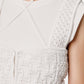 Lace Pattern Knit Vest
