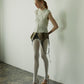 Lace Pattern Knit Vest