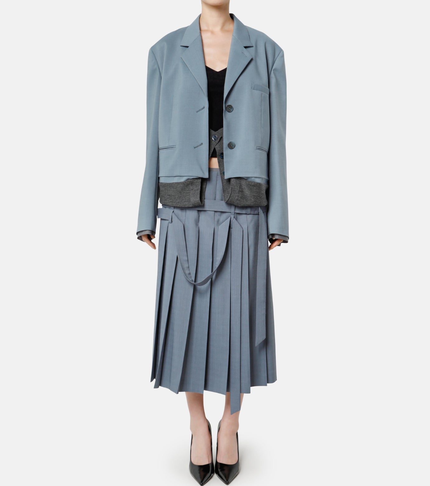 Knit Baretop Jacket