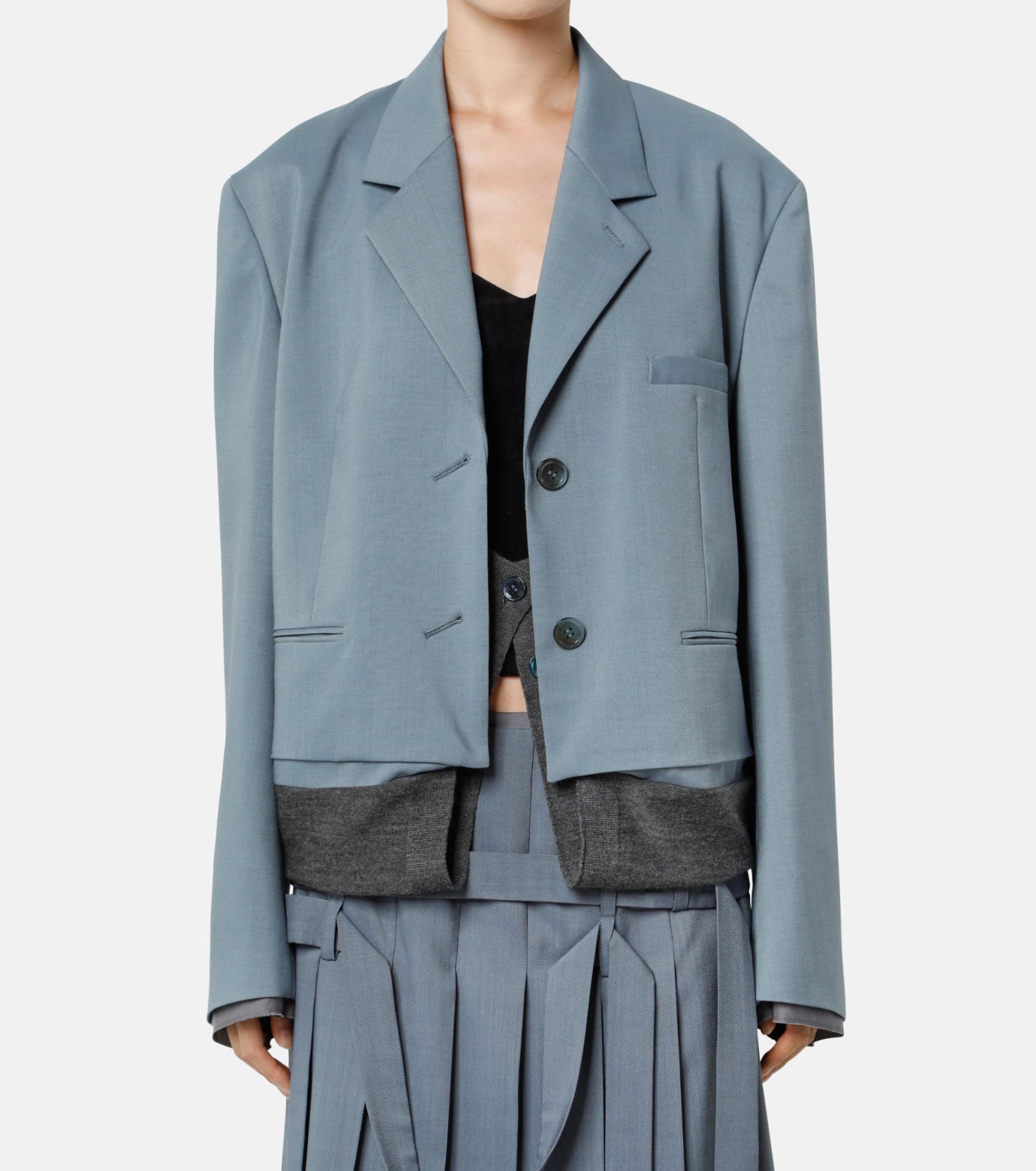 Knit Baretop Jacket