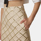 Brocade Check Mini Skirt