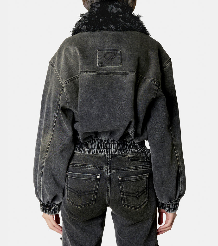 Denim Bomber