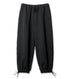 DRAWSTRING JOGGERS W/ ANKLE GATHERIN