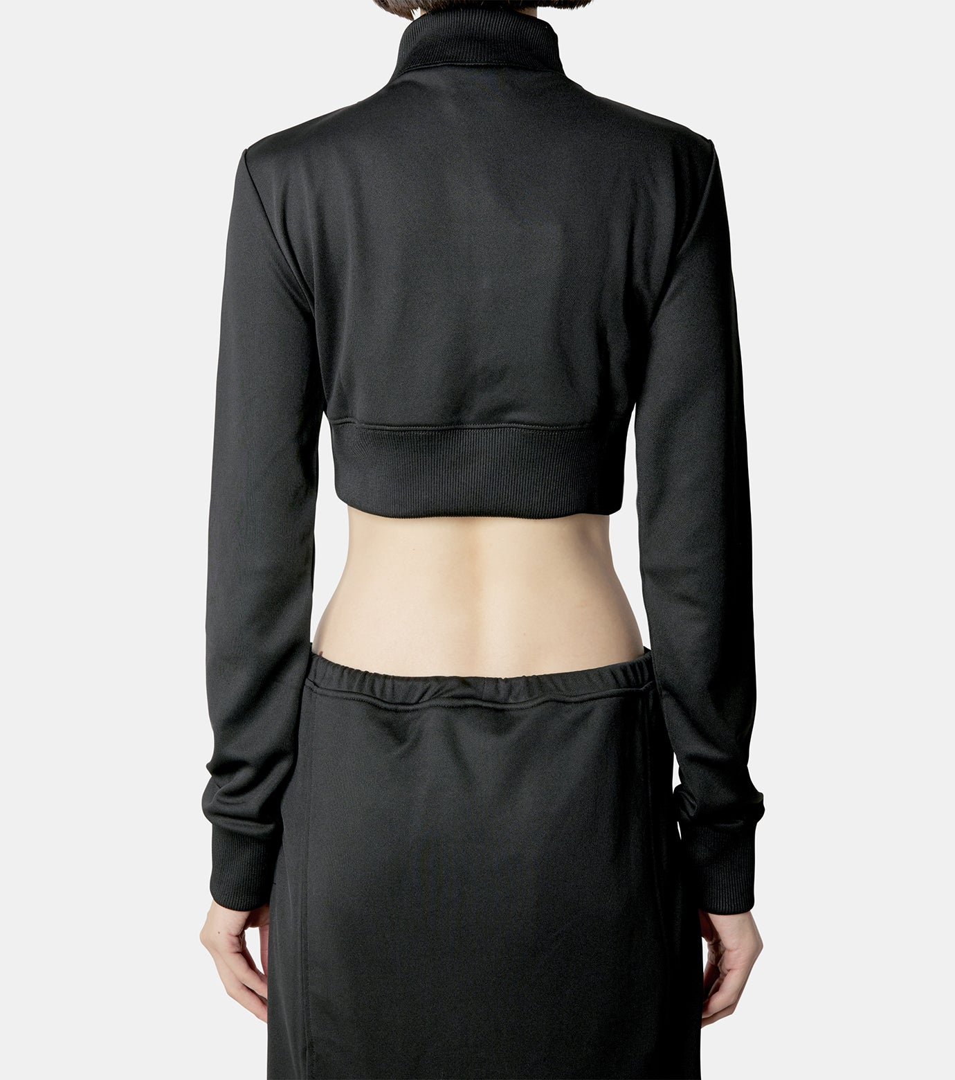 Maxi Rib Tracksuit Cropped Jacket