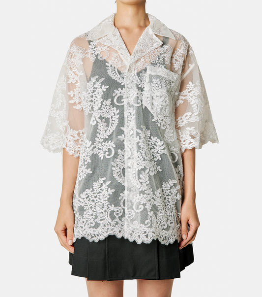 Relaxed SS Lace Shirt