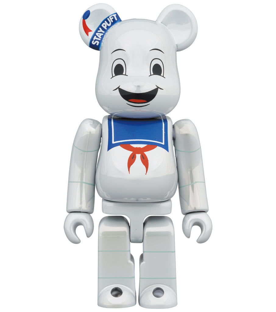 BE＠RBRICK STAY PUFT MARSHMALLOW MAN WHITE CHROME Ver. 100％ & 400％