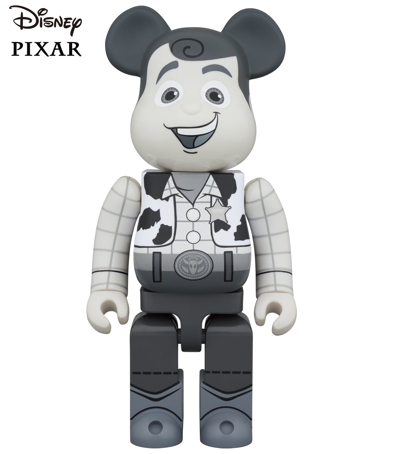 BE＠RBRICK WOODY B&W Ver. 1000％