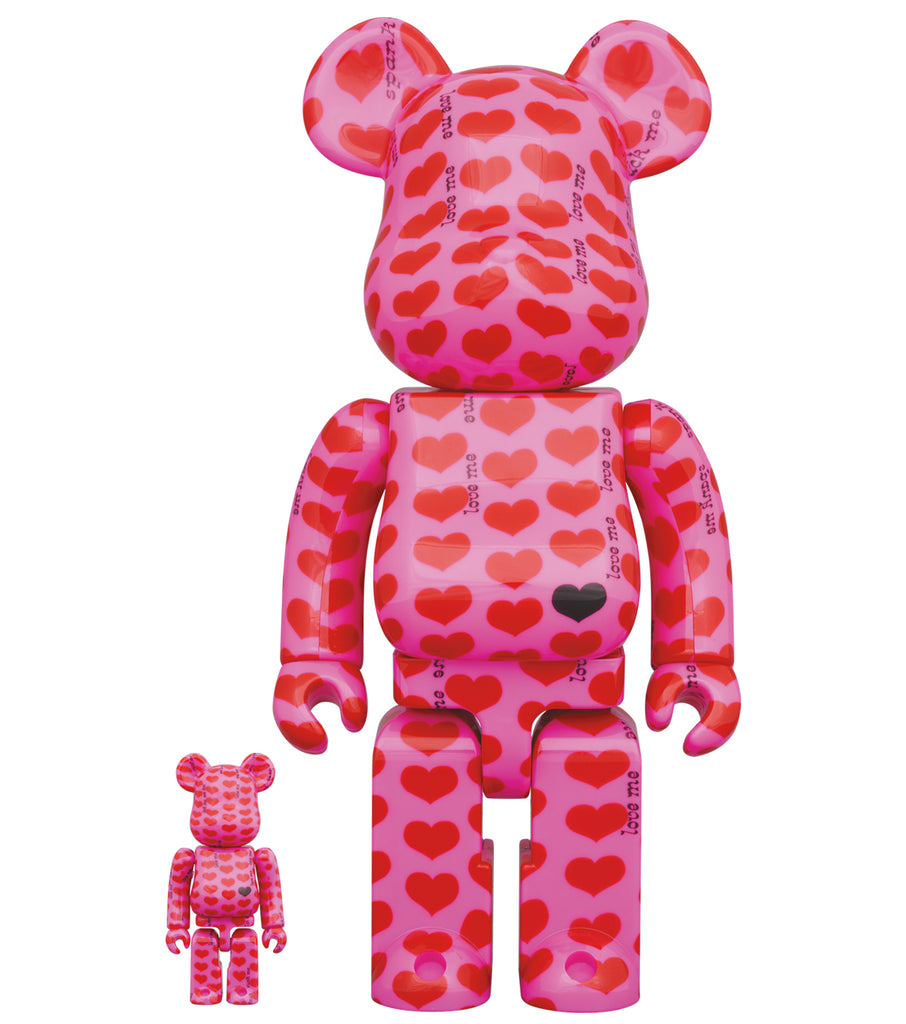BE＠RBRICK Pink Heart 100％ & 400％