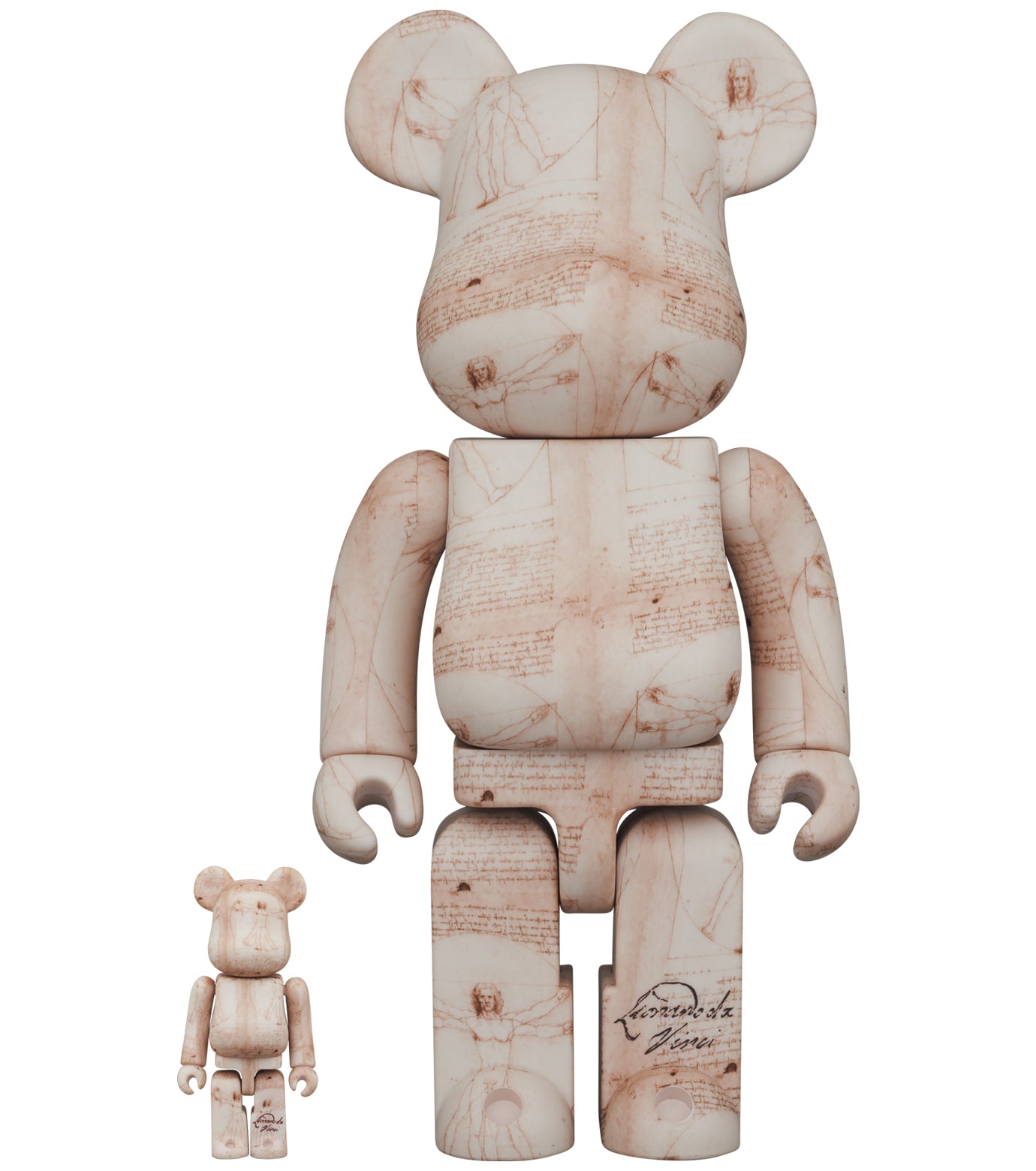 BE＠RBRICK Leonardo da Vinci "Vitruvian Man" 100％＆400％