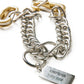 Gold Rose Double Curb necklace