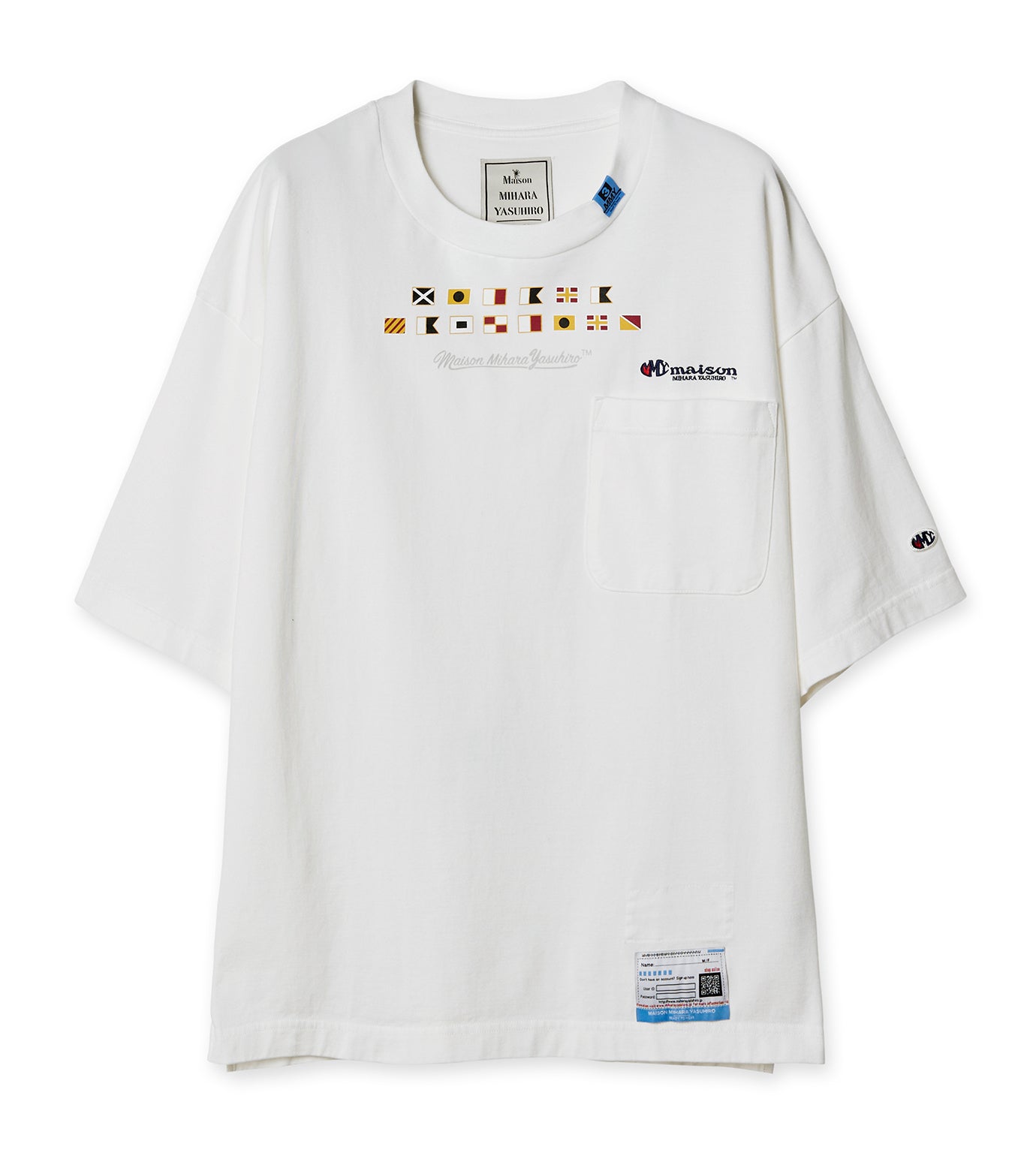 signal flags printed tee