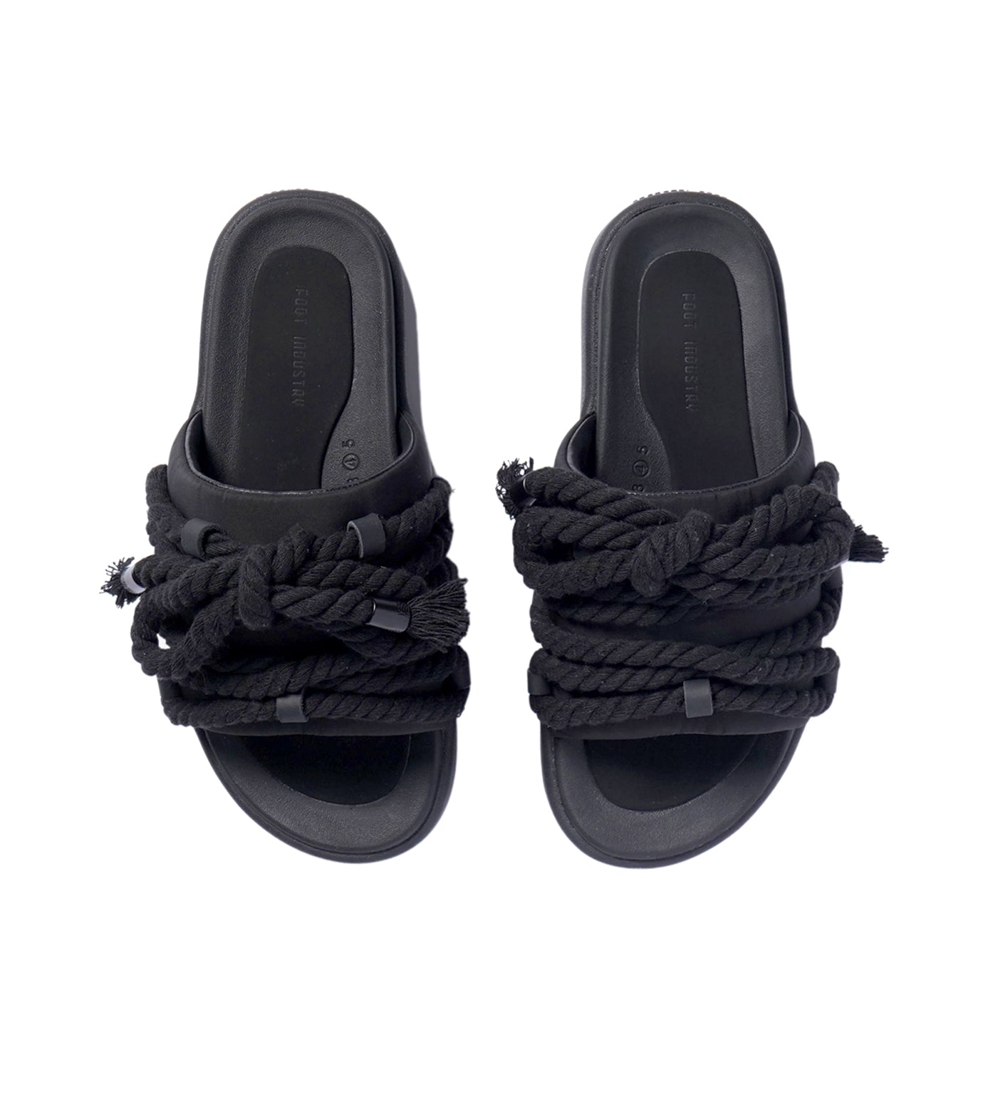 Rope Slipper All Black