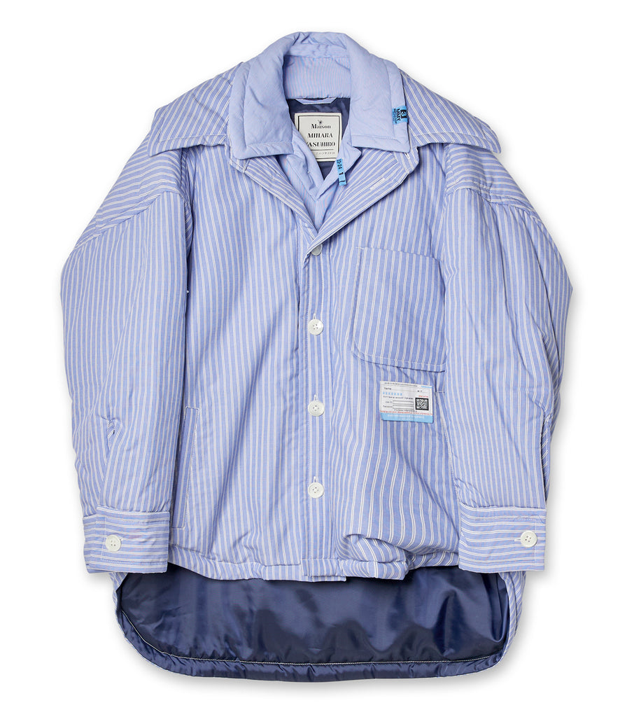 Double Layered Padded Shirt Jacket