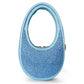 Crystal-Embellished Mini Swipe Bag