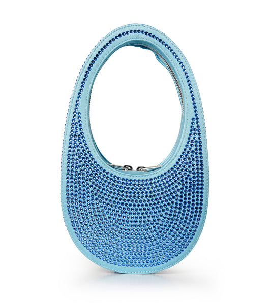 Crystal-Embellished Mini Swipe Bag